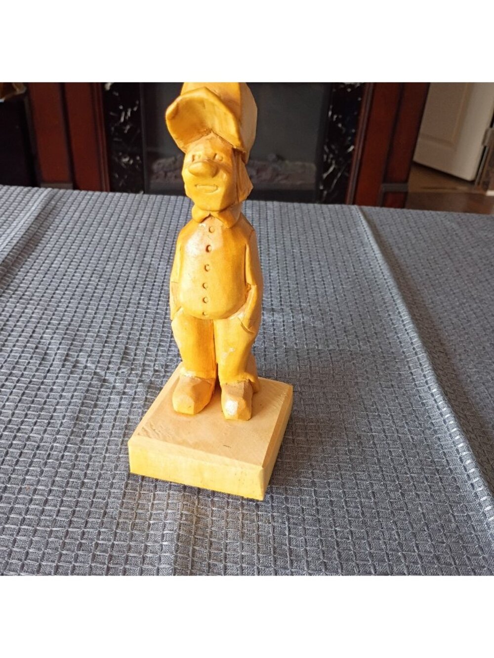 Wooden Carved Man Vintage